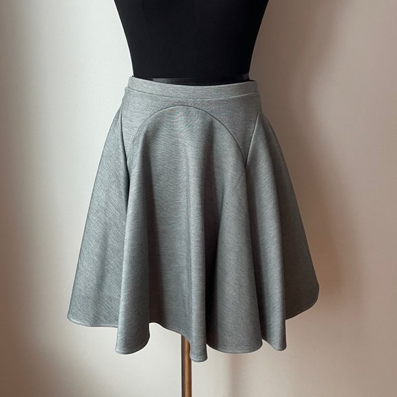 Mason Grey Flouncy Skirt - Picture 1 of 8